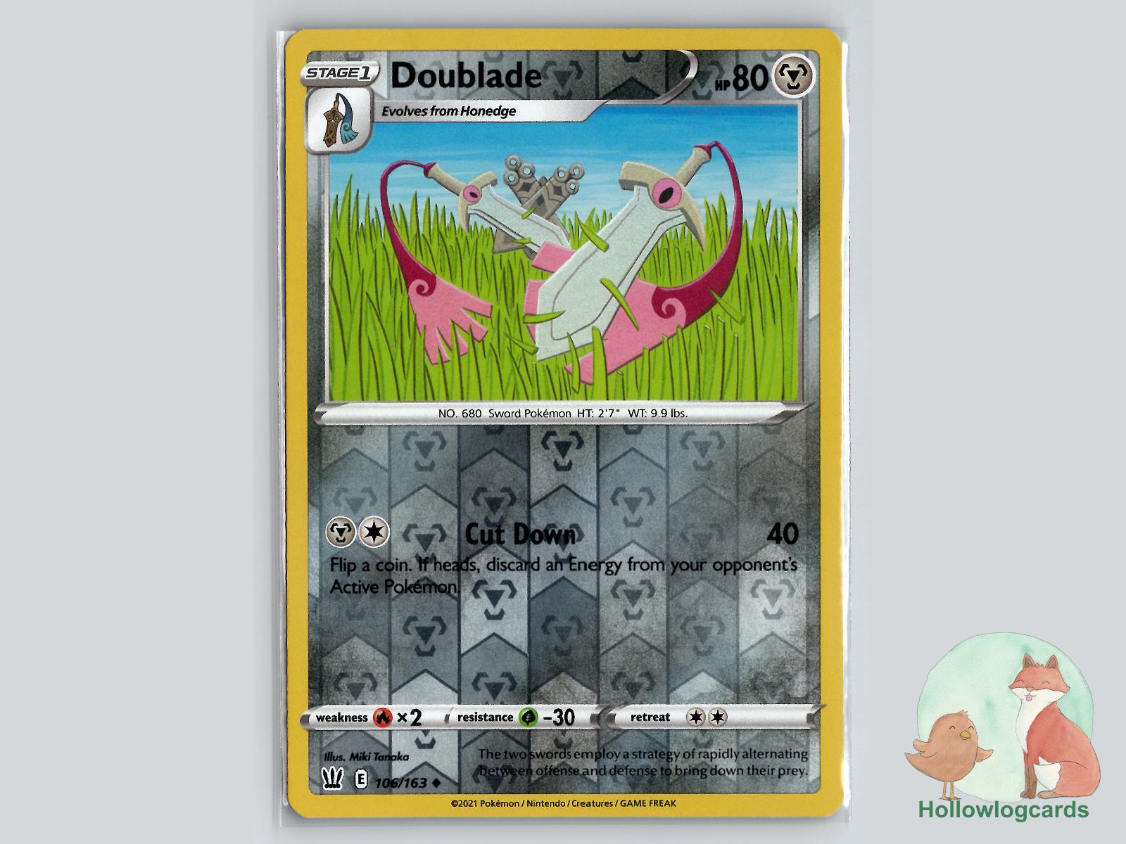 Doublade (106/163) - Battle Styles Pokémon Card