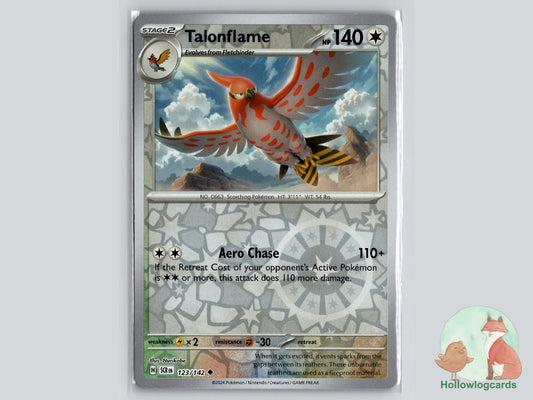 Talonflame (123/142) - Stellar Crown Pokémon Card
