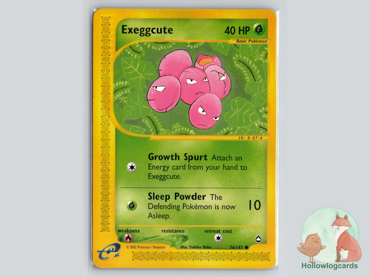 Exeggcute (76/147) - Aquapolis Pokémon Card