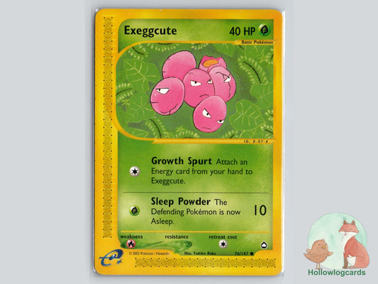 Exeggcute (76/147) - Aquapolis Pokémon Card