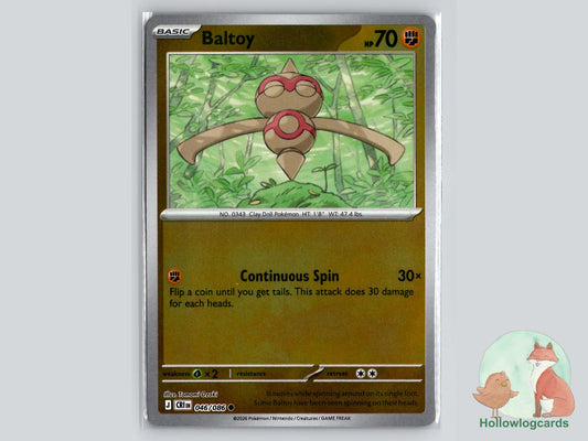 Baltoy (046/086) Pokémon Card
