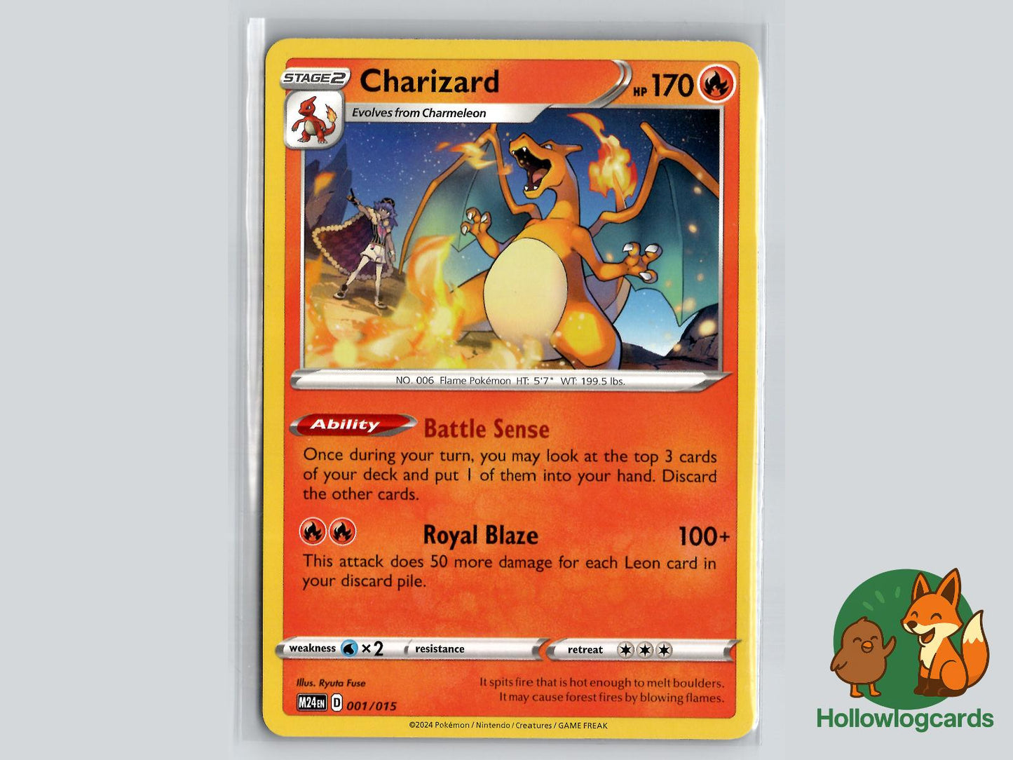 Charizard (001/015) Pokémon Card
