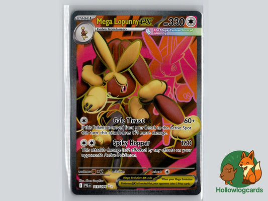 Mega Lopunny ex (115/094) - Phantasmal Flames Pokémon Card