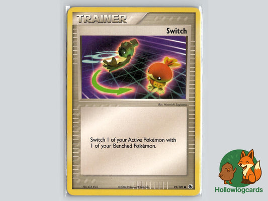Switch (92/109) - Ruby & Sapphire Pokémon Card