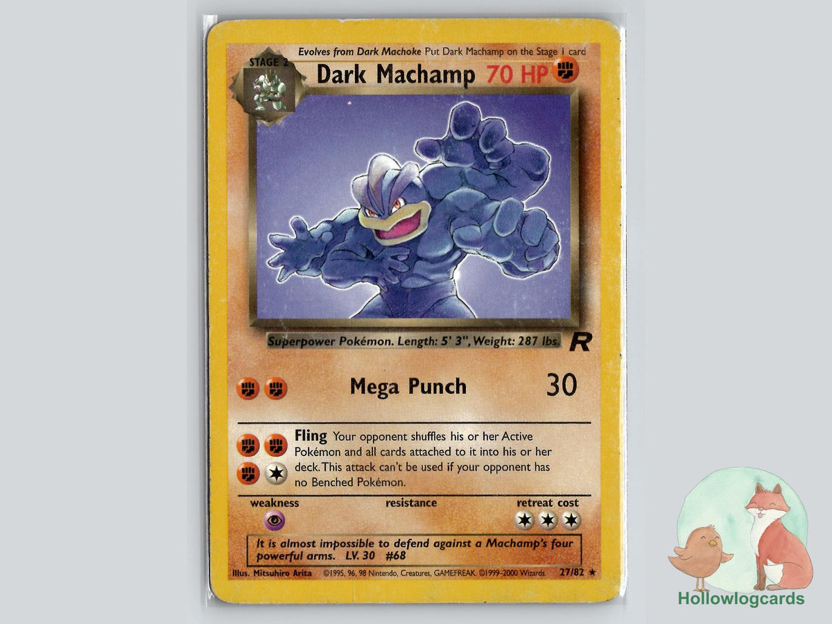 Dark Machamp (27/82) - Team Rocket Pokémon Card