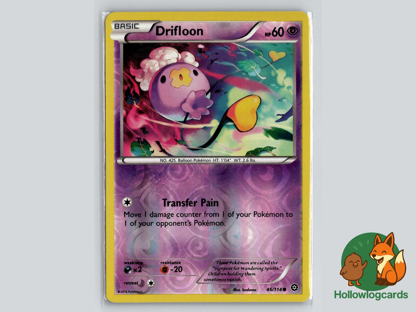 Drifloon (46/114) - Steam Siege Pokémon Card