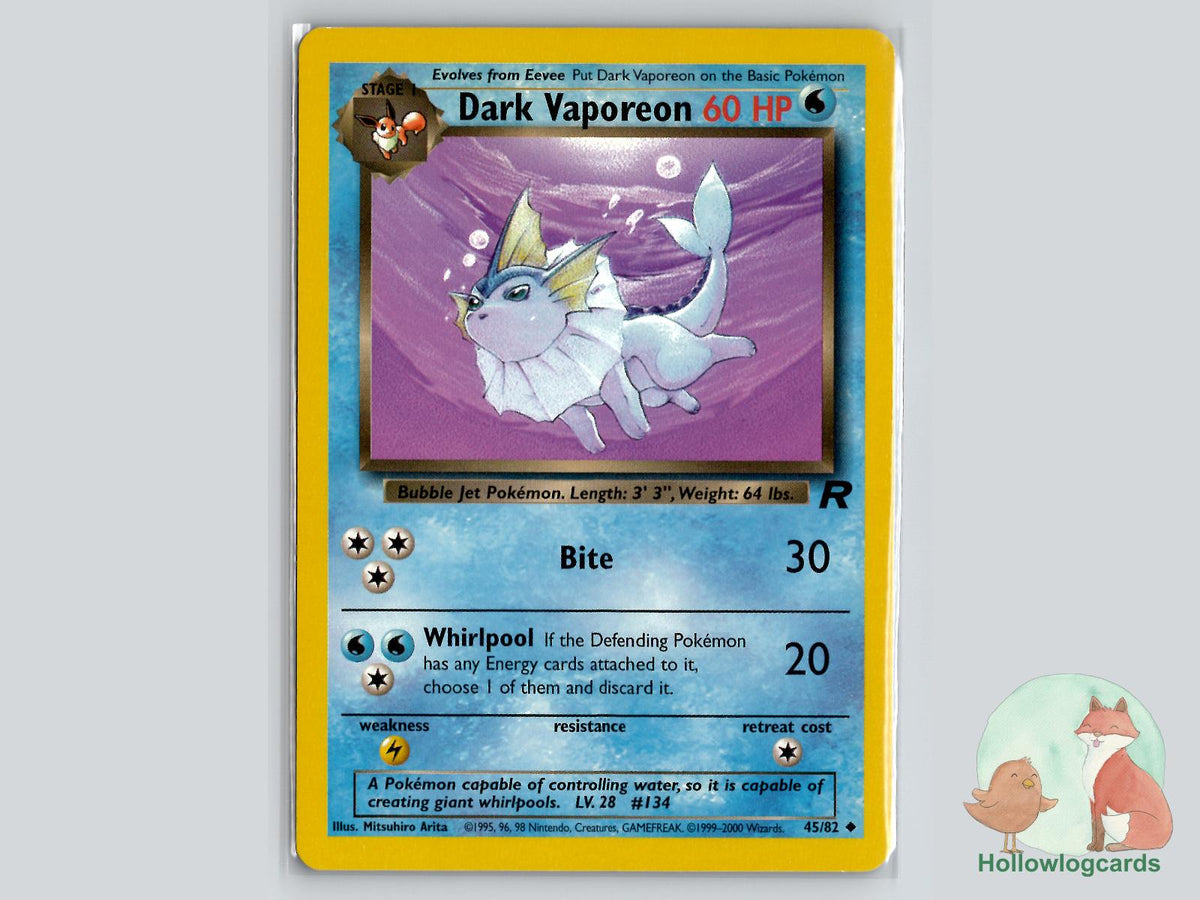 Dark Vaporeon (45/82) - Team Rocket Pokémon Card