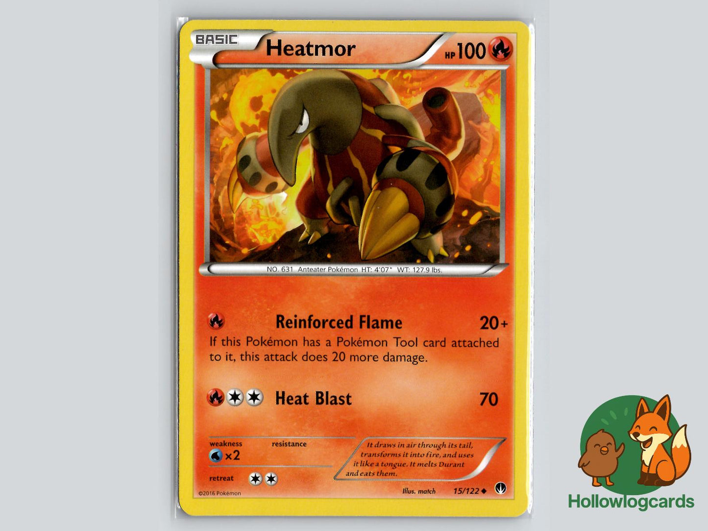Heatmor (15/122) - BREAKpoint Pokémon Card