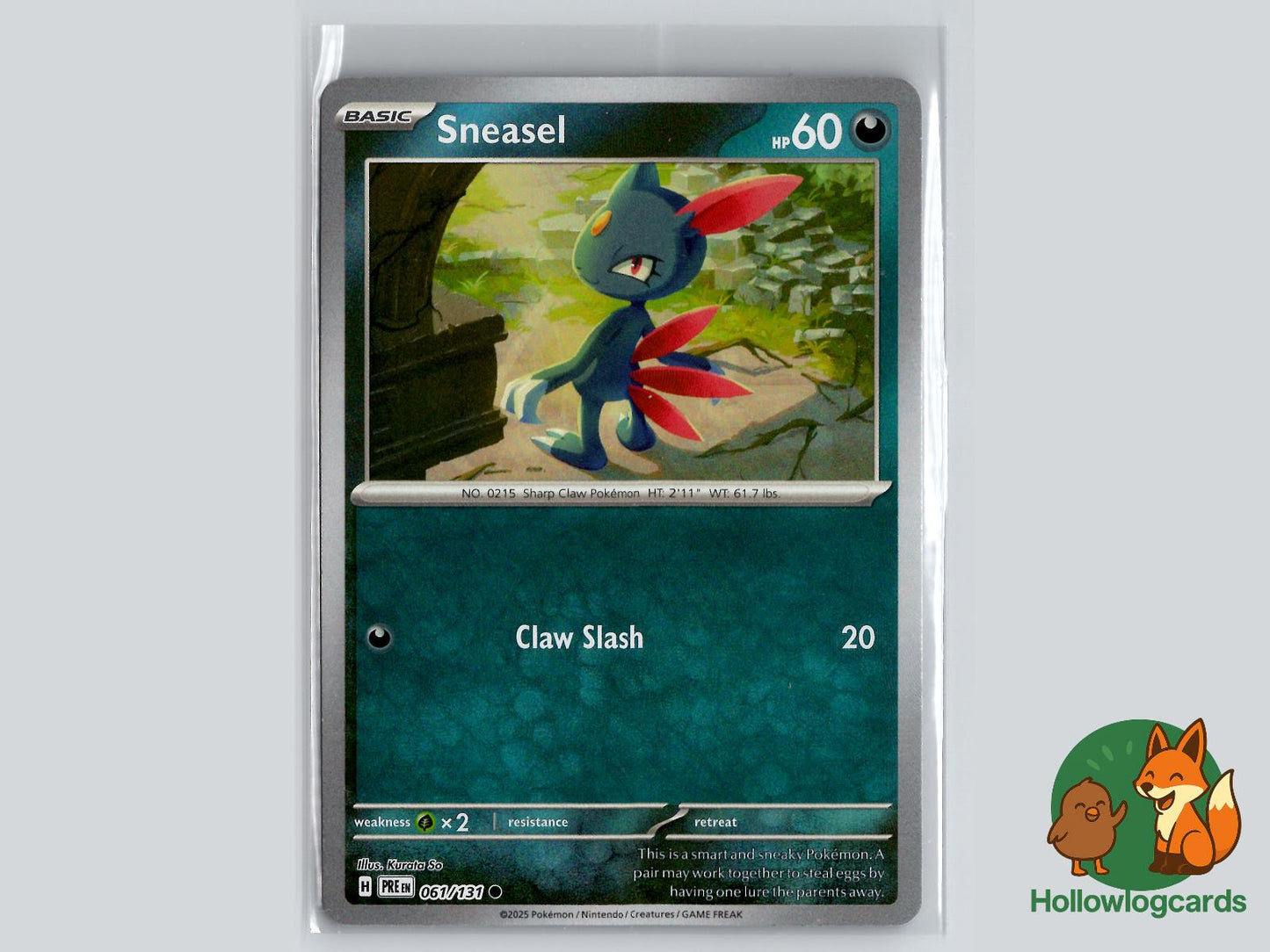 Sneasel (061/131) - Prismatic Evolutions Pokémon Card