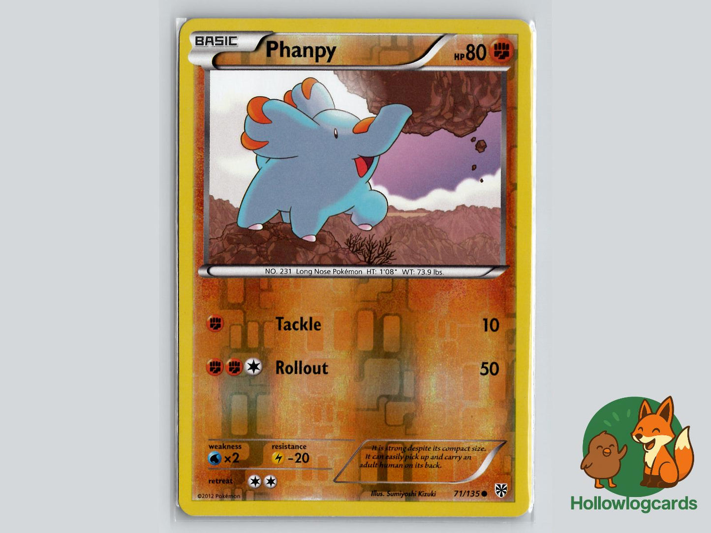 Phanpy (71/135) - Plasma Storm Pokémon Card