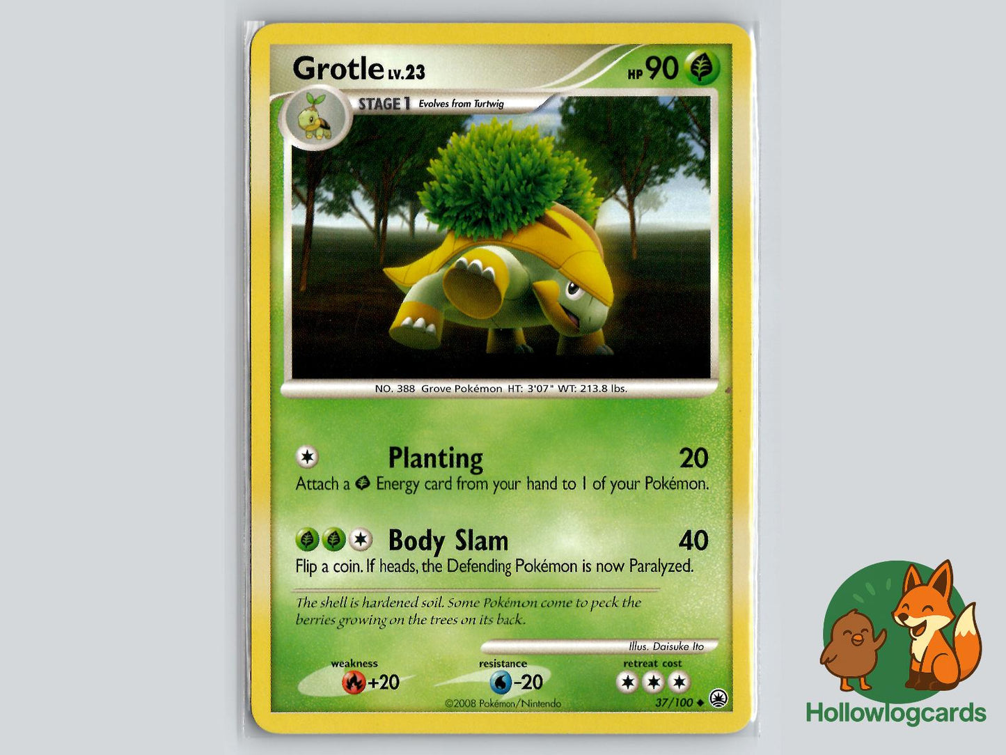 Grotle (37/100) - Majestic Dawn Pokémon Card