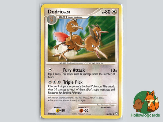 Dodrio (46/123) - Mysterious Treasures Pokémon Card