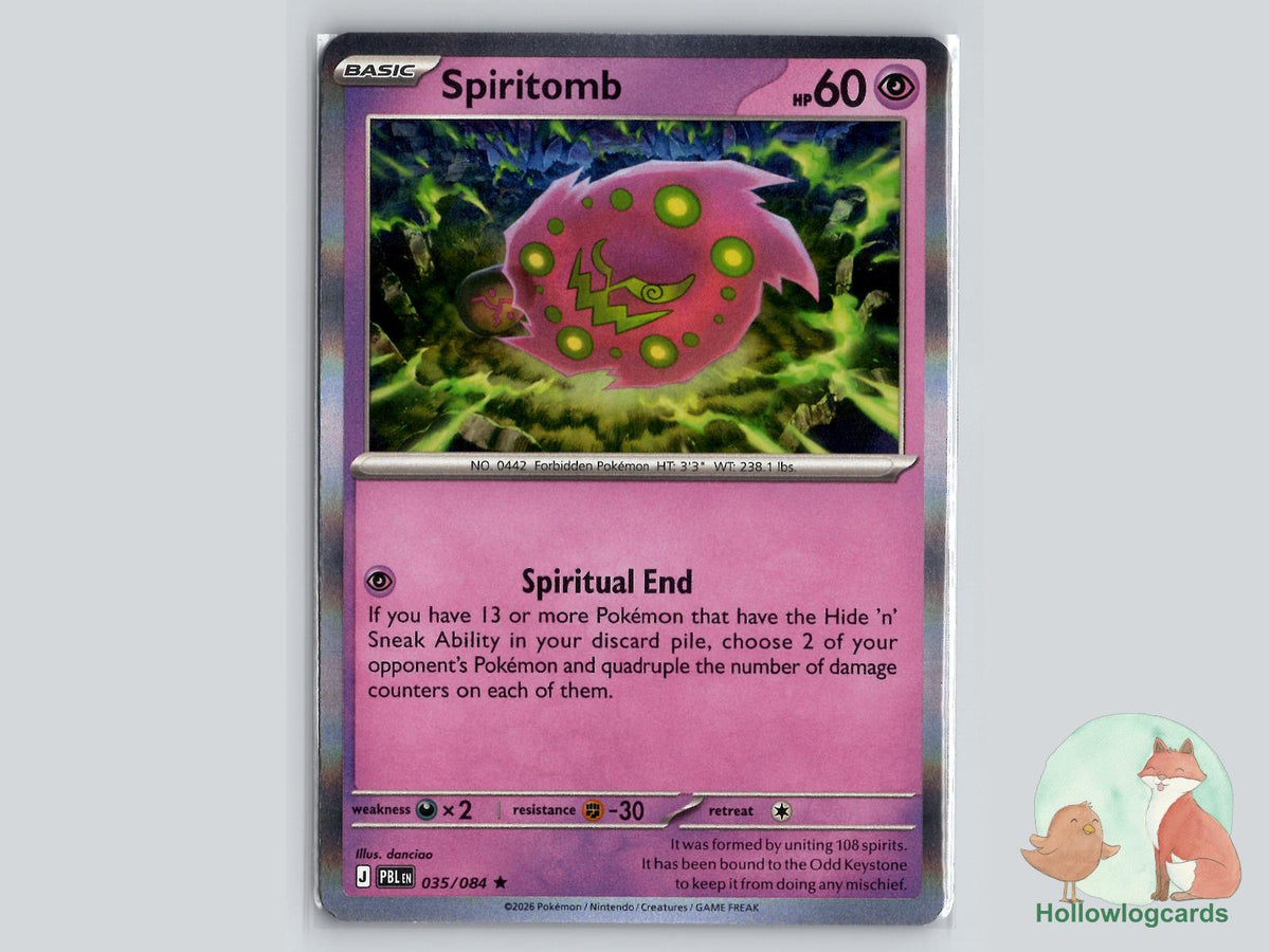 Spiritomb (035/084) Pokémon Card