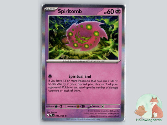 Spiritomb (035/084) Pokémon Card