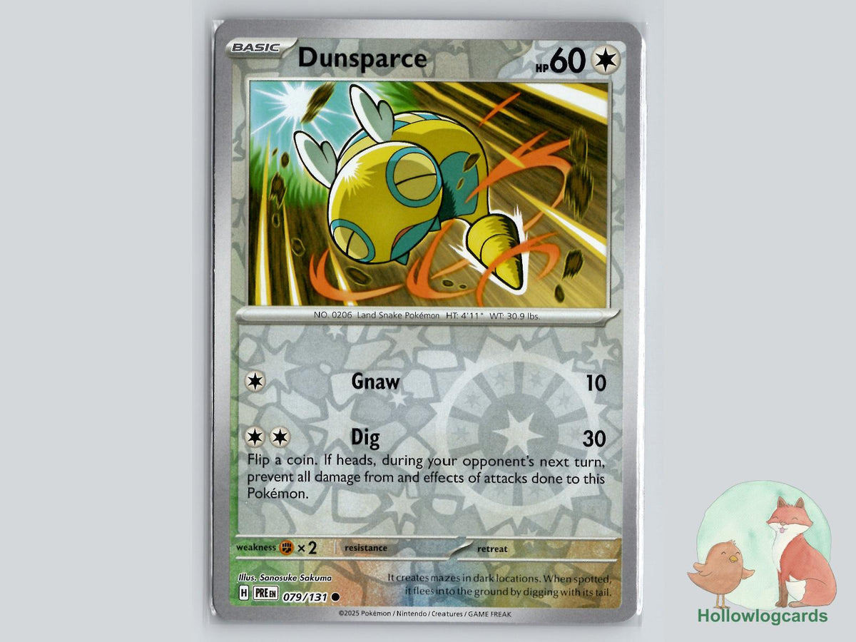 Dunsparce (079/131) - Prismatic Evolutions Pokémon Card