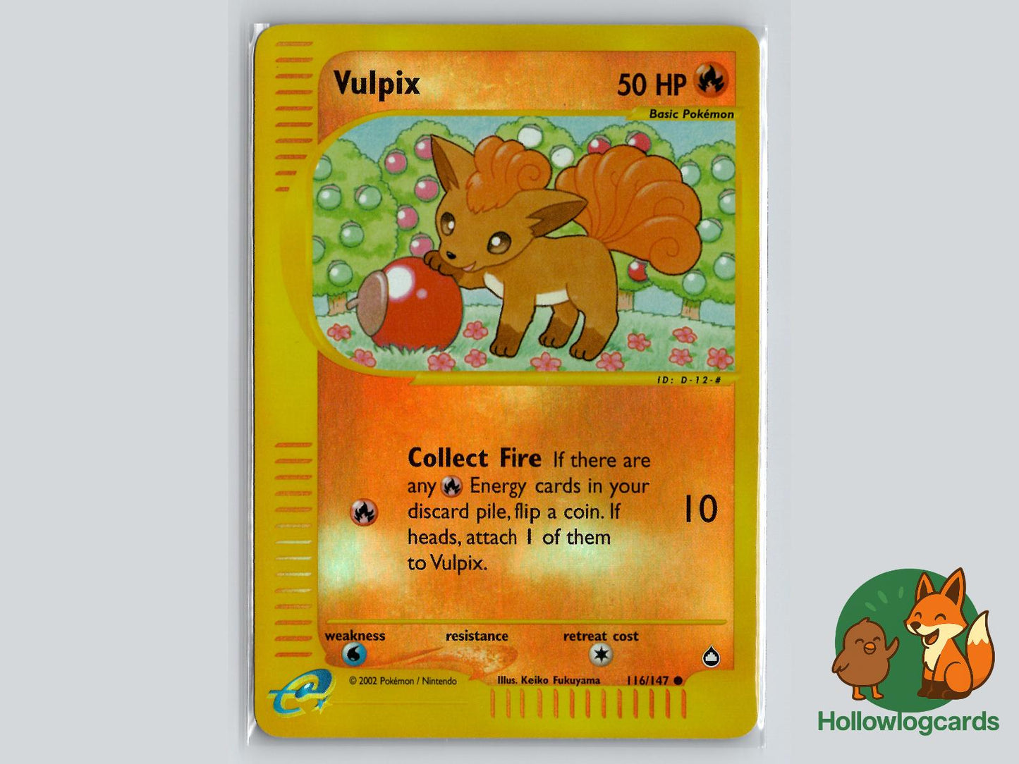 Vulpix (116/147) - Aquapolis Pokémon Card