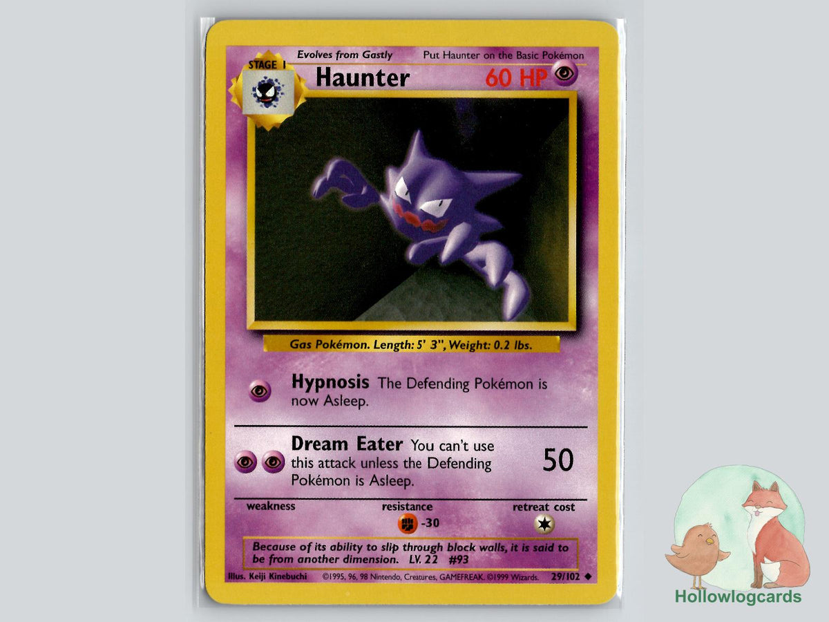 Haunter (29/102) - Base Pokémon Card