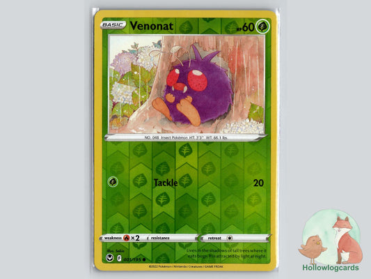 Venonat (001/195) - Silver Tempest Pokémon Card