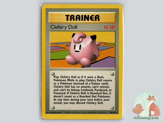 Clefairy Doll (70/102) - Base Pokémon Card