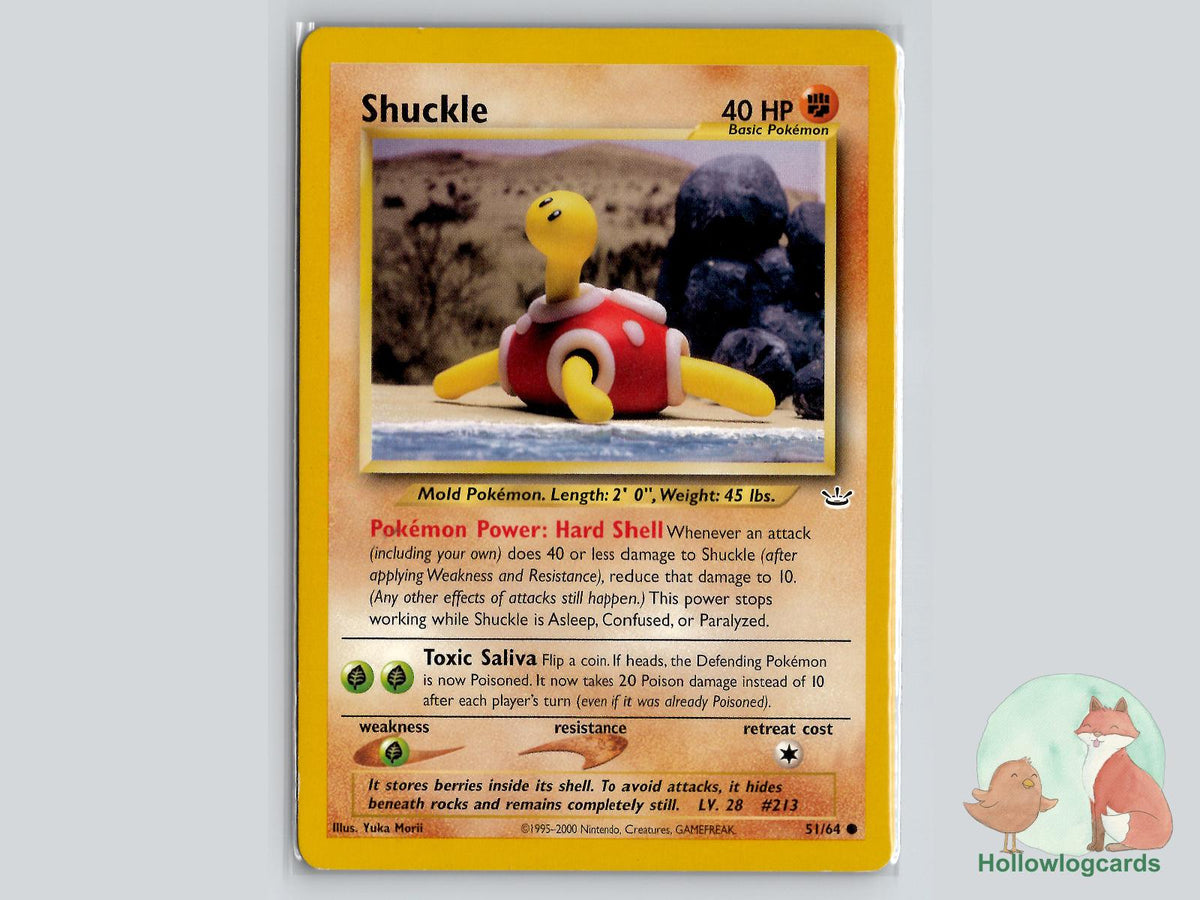 Shuckle (51/64) - Neo Revelation Pokémon Card