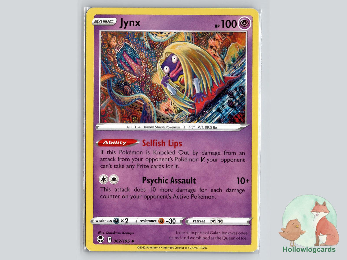 Jynx (062/195) - Silver Tempest Pokémon Card