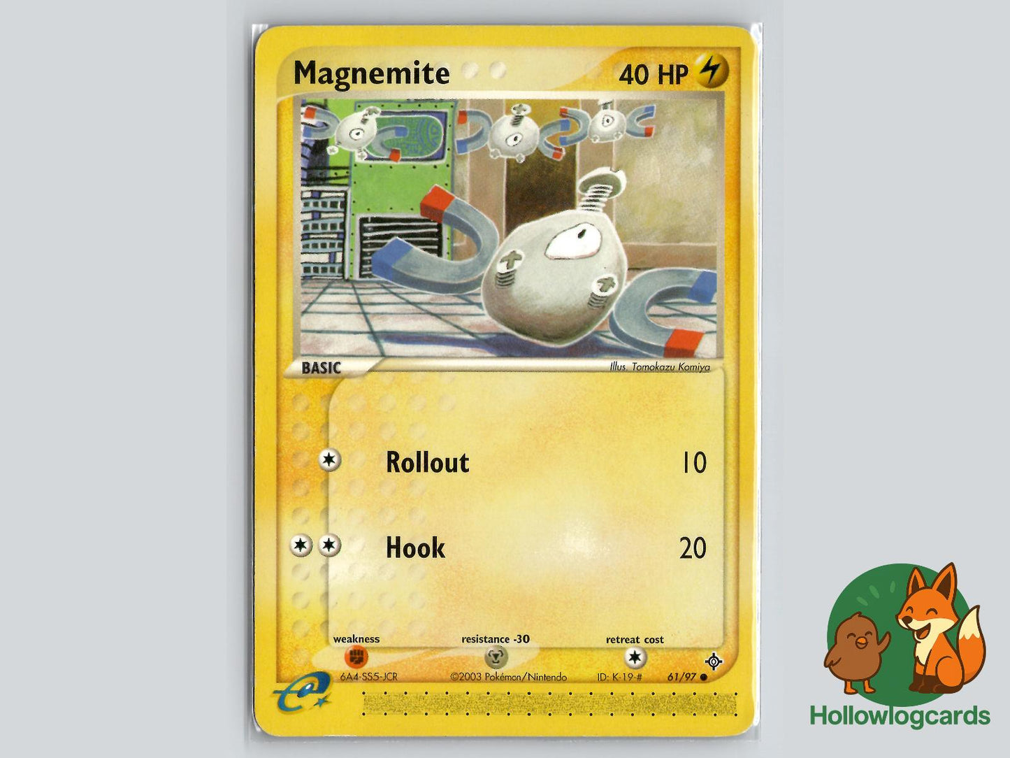 Magnemite (61/97) - Dragon Pokémon Card