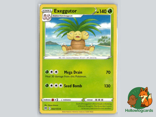 Exeggutor (002/172) - Brilliant Stars Pokémon Card