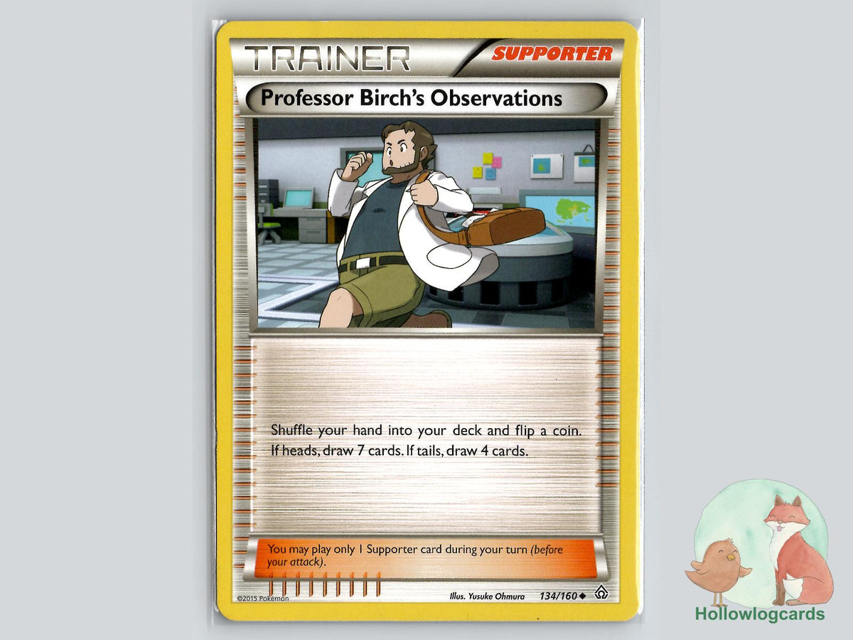 Professor Birch's Observations (134/160) - Primal Clash Pokémon Card