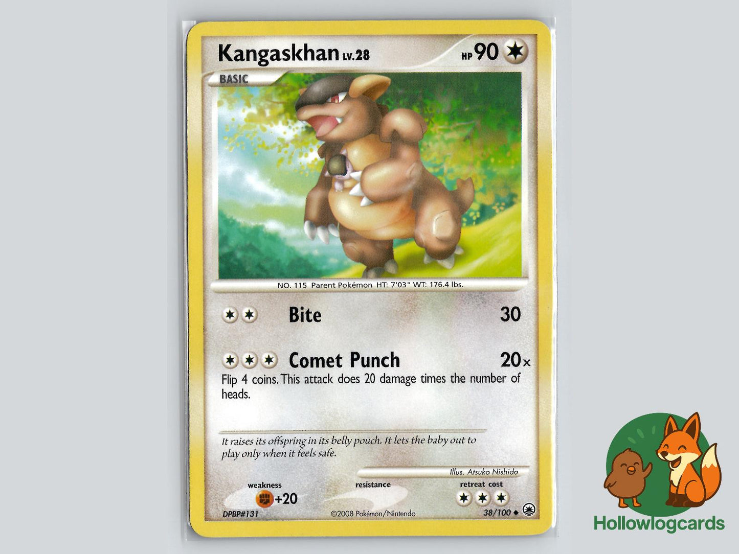 Kangaskhan (38/100) - Majestic Dawn Pokémon Card