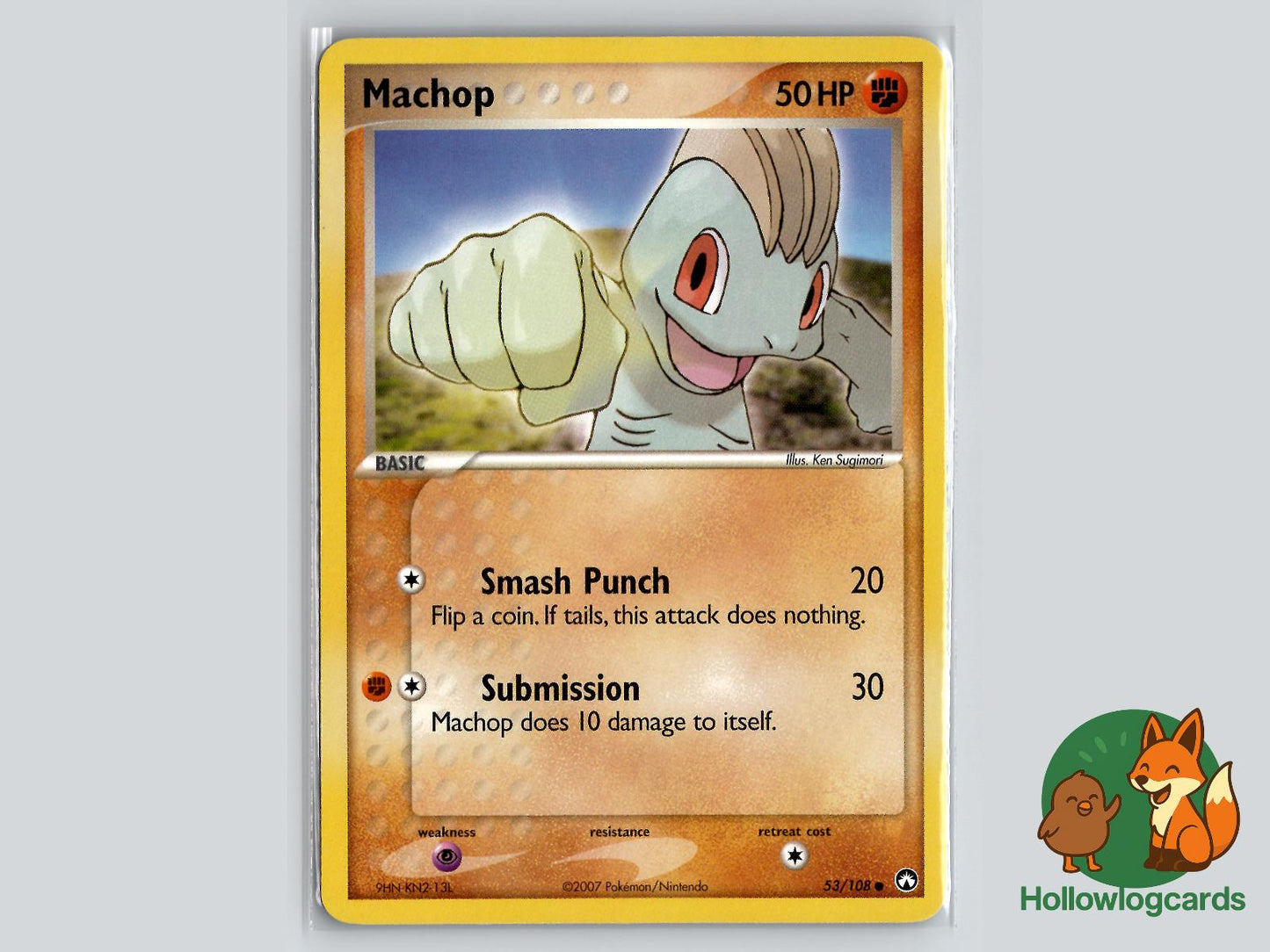 Machop (53/108) - Power Keepers Pokémon Card