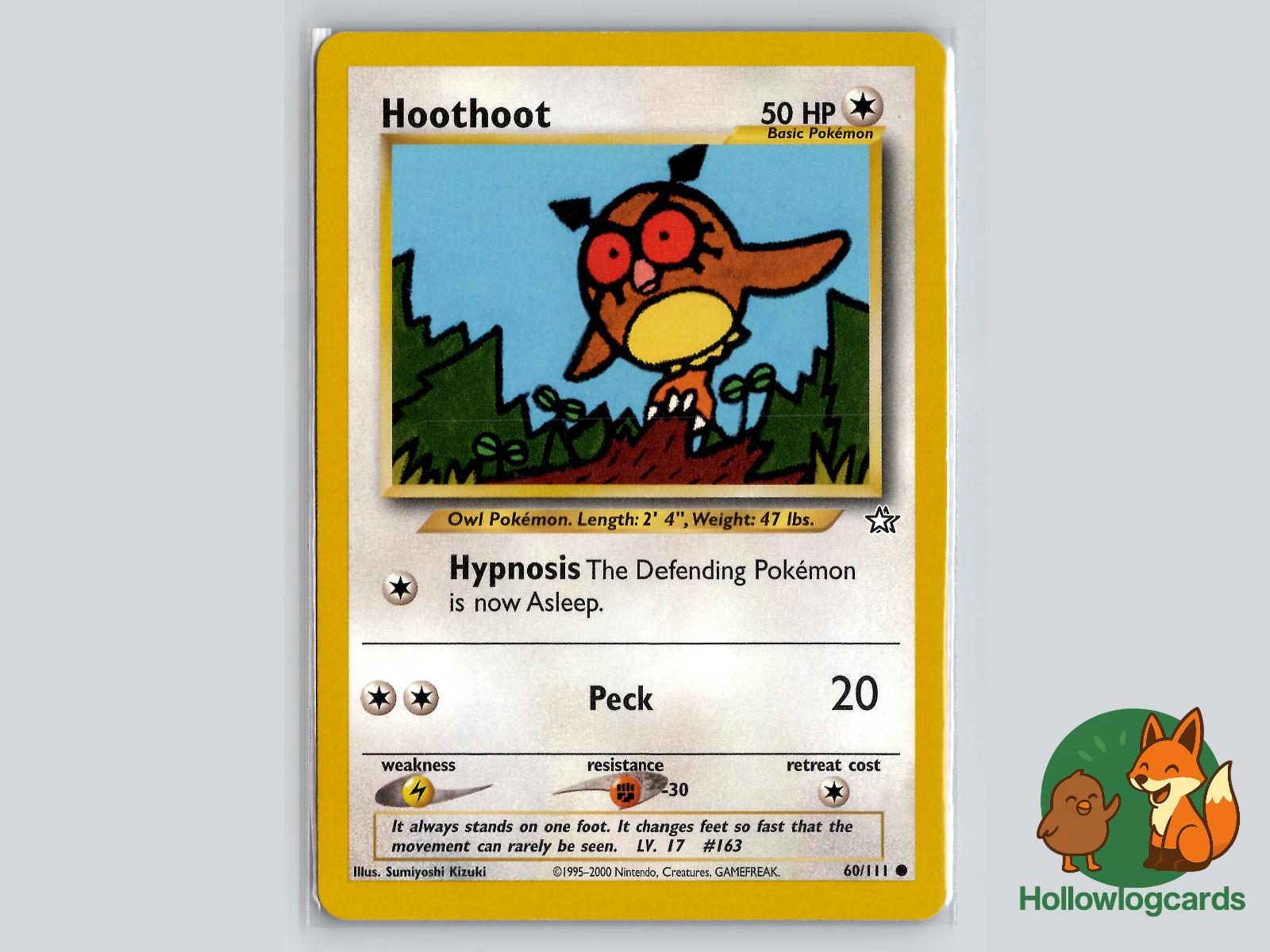 Hoothoot (60/111) - Neo Genesis Pokémon Card
