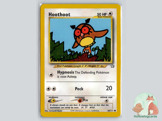 Hoothoot (60/111) - Neo Genesis Pokémon Card