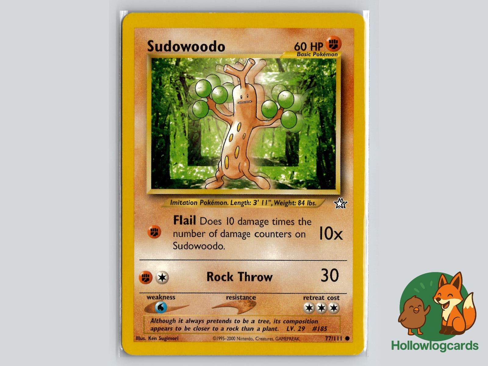 Sudowoodo (77/111) - Neo Genesis Pokémon Card