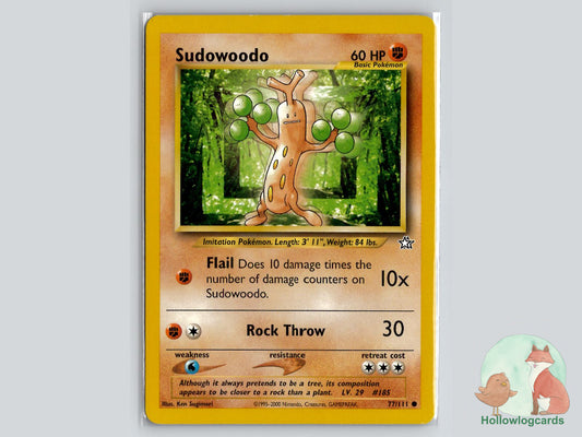 Sudowoodo (77/111) - Neo Genesis Pokémon Card