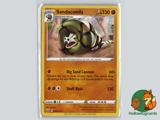 Sandaconda (082/163) - Battle Styles Pokémon Card