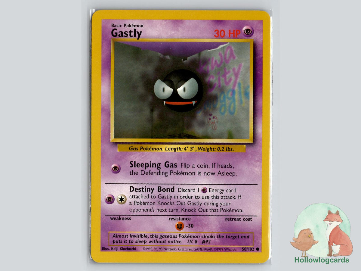 Gastly (50/102) - Base Pokémon Card