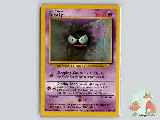Gastly (50/102) - Base Pokémon Card