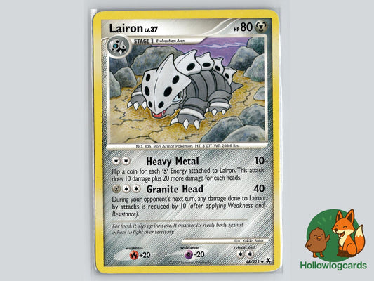 Lairon (44/111) - Rising Rivals Pokémon Card