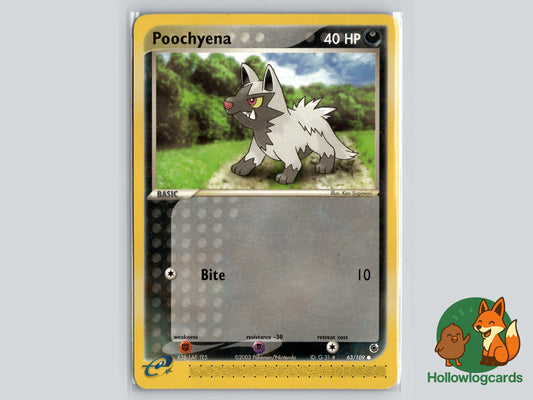 Image of Poochyena Ruby and Sapphire (RS) #63