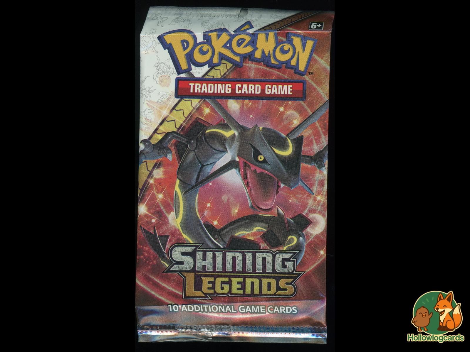Shining Legends [Shiny Rayquaza] WRAPPER ONLY - Shining Legends Pokémon Card