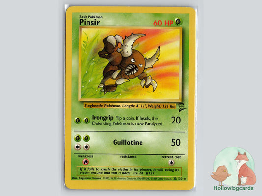 Pinsir (29/130) - Base Set 2 Pokémon Card