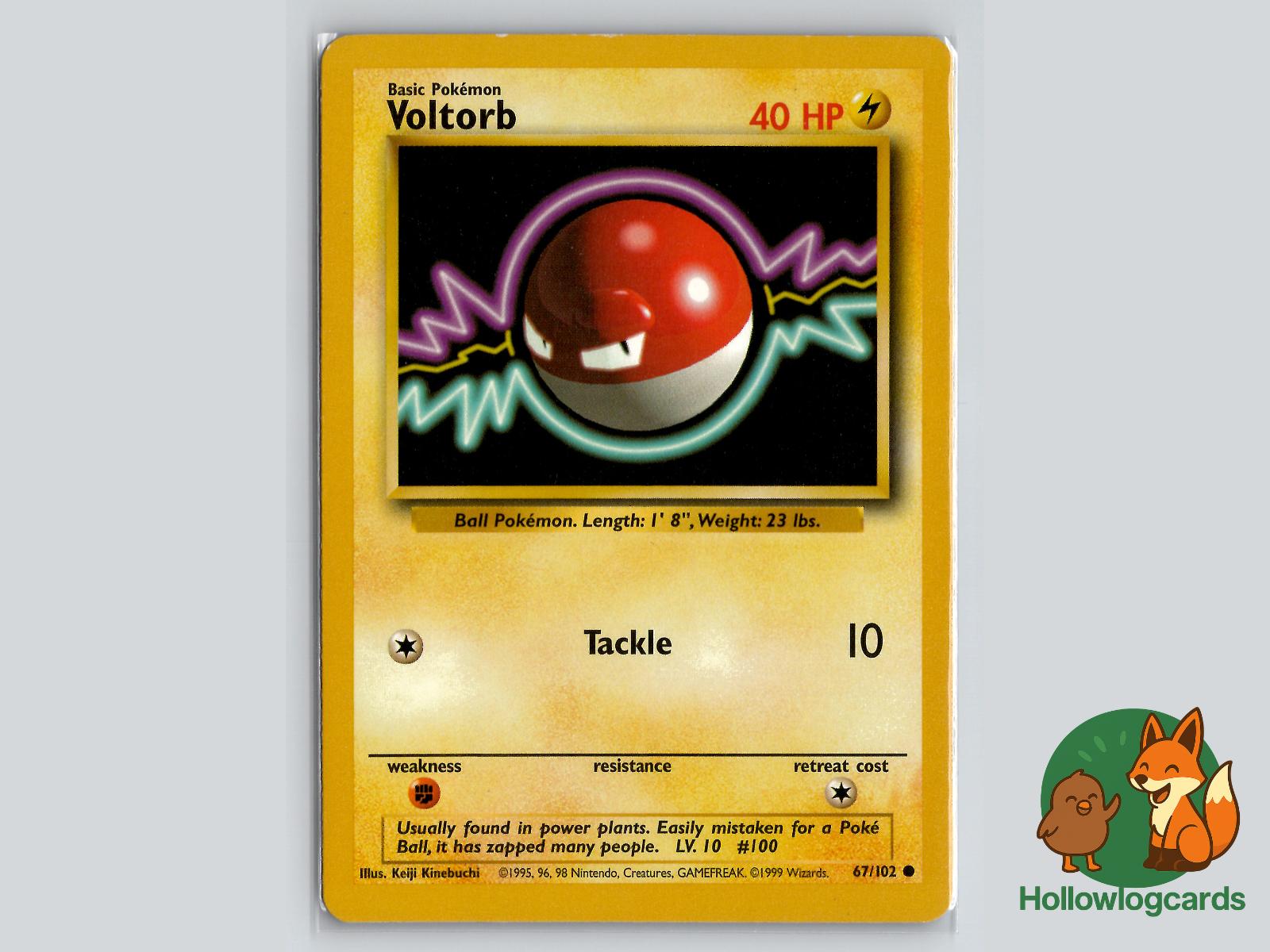 Voltorb (67/102) - Base Pokémon Card