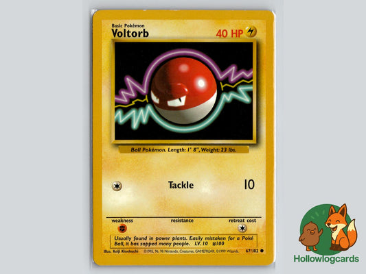 Voltorb (67/102) - Base Pokémon Card