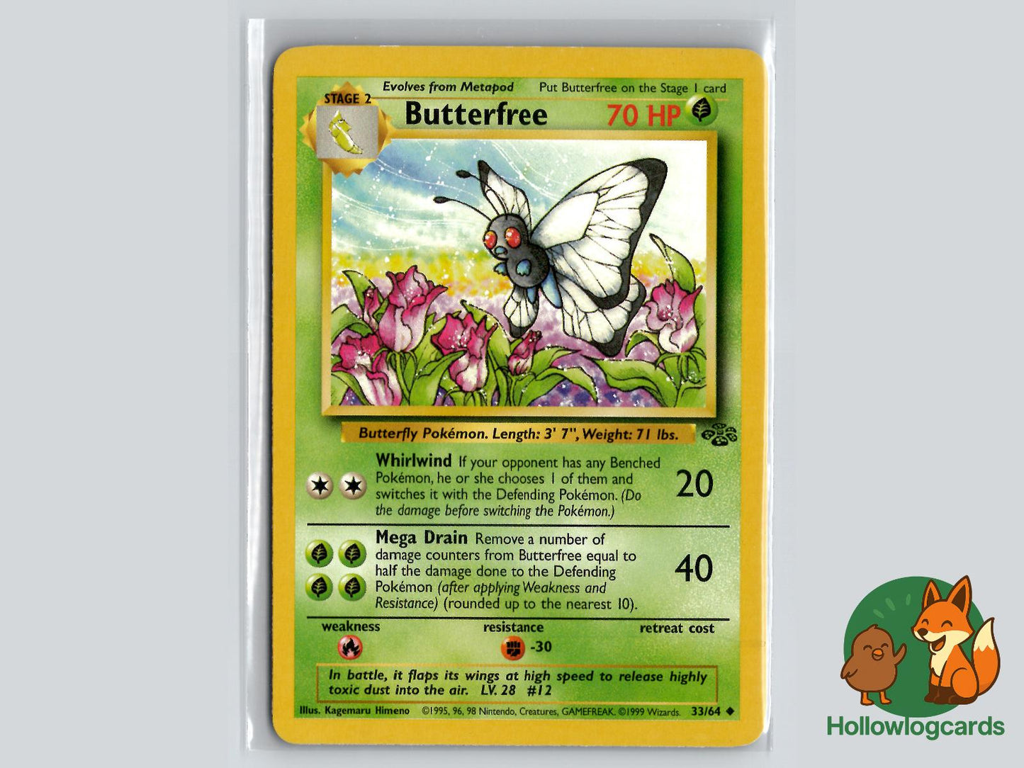 Butterfree (33/64) - Jungle Pokémon Card
