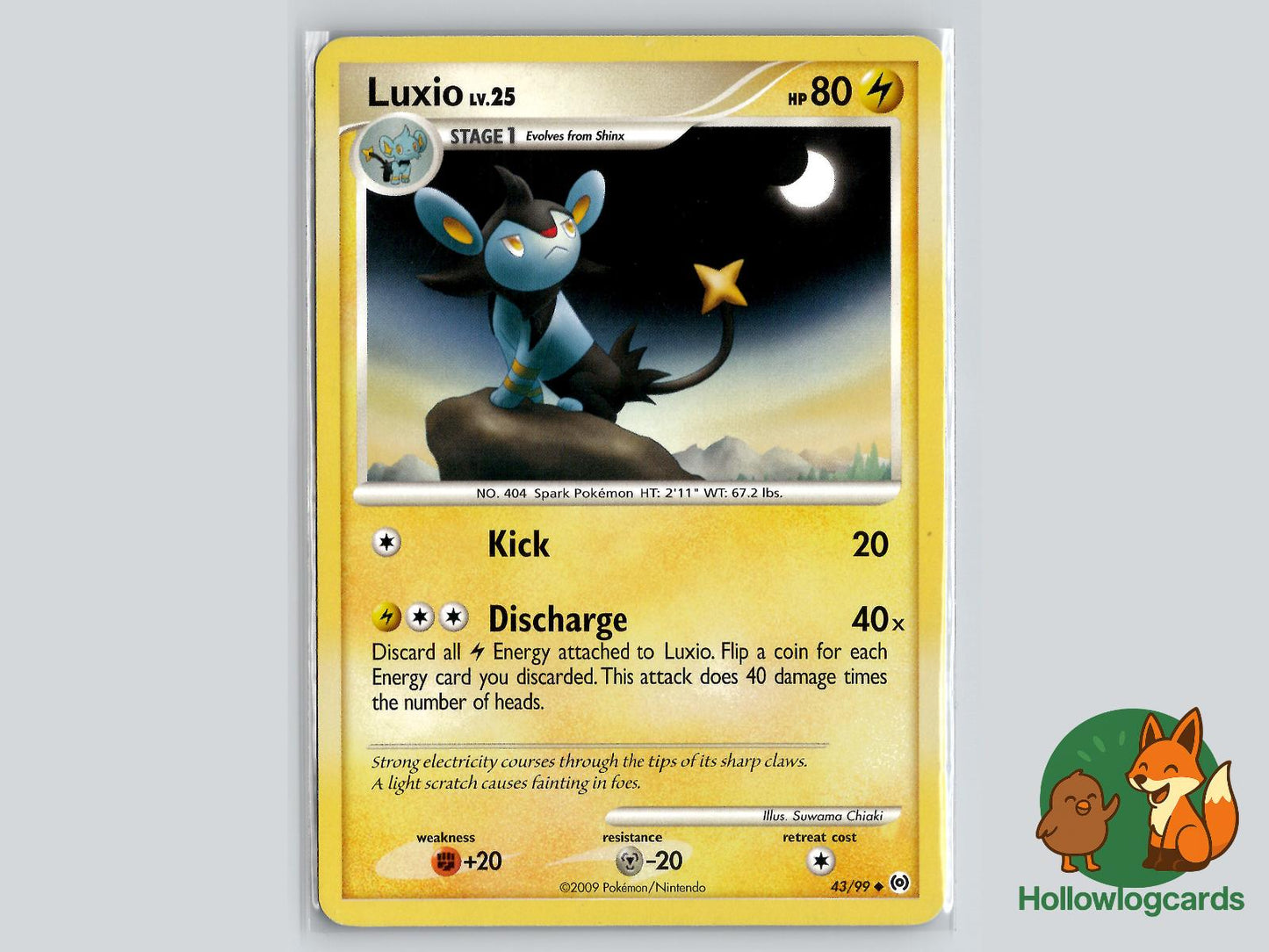 Luxio (43/99) - Arceus Pokémon Card