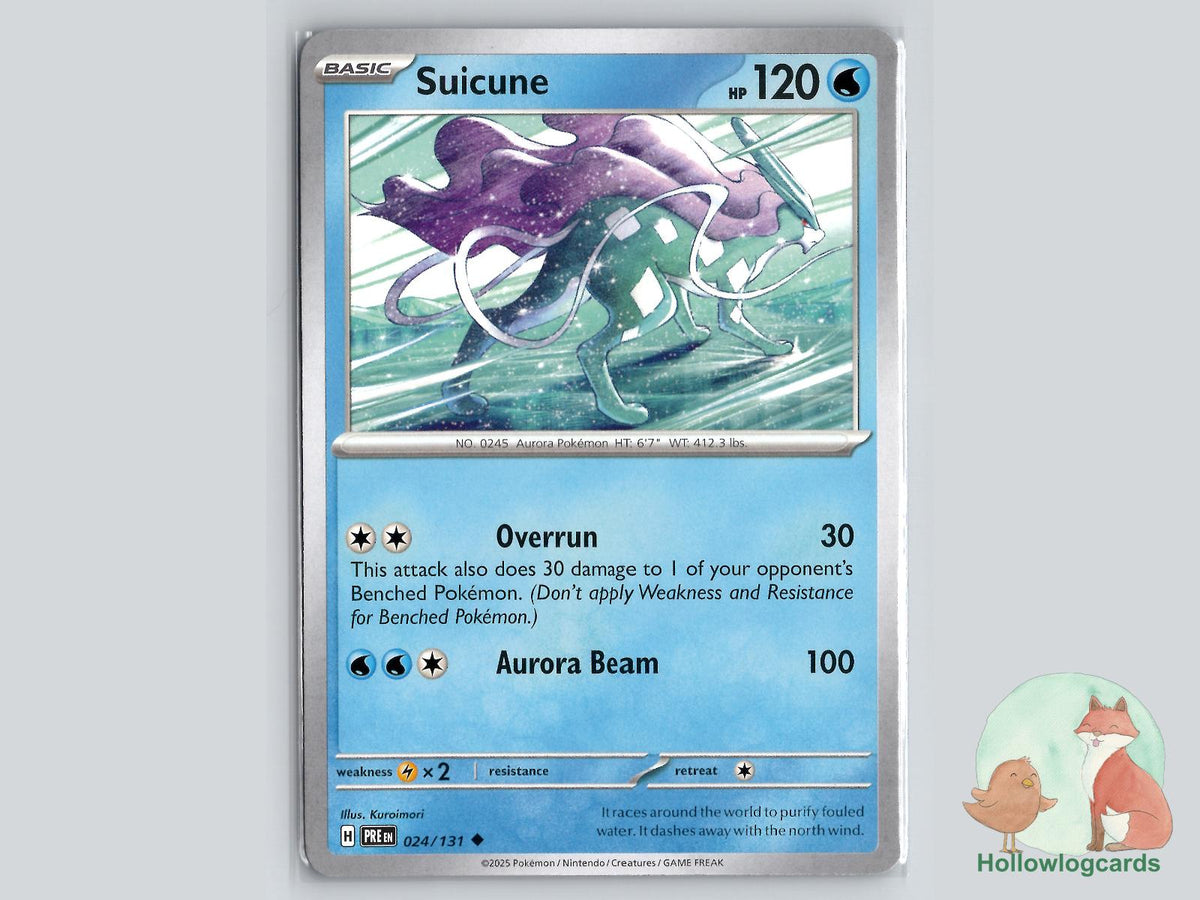 Suicune (024/131) - Prismatic Evolutions Pokémon Card