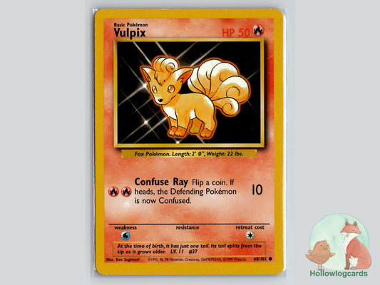Vulpix (68/102) - Base Pokémon Card