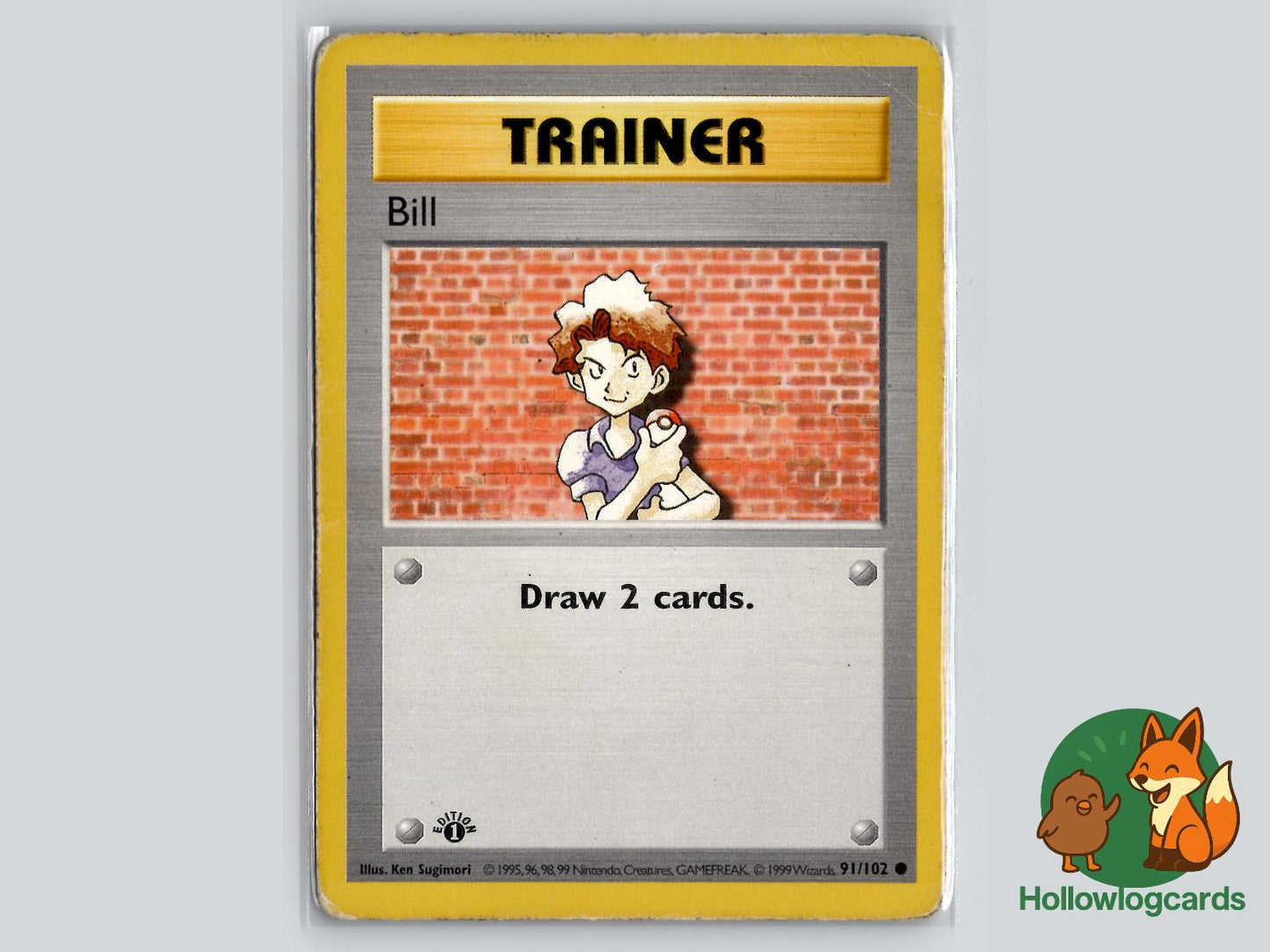 1st Edition Bill (91/102) - Base Pokémon Card