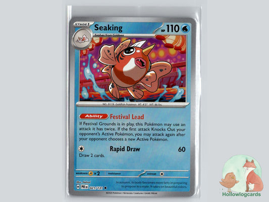 Seaking (021/131) - Prismatic Evolutions Pokémon Card