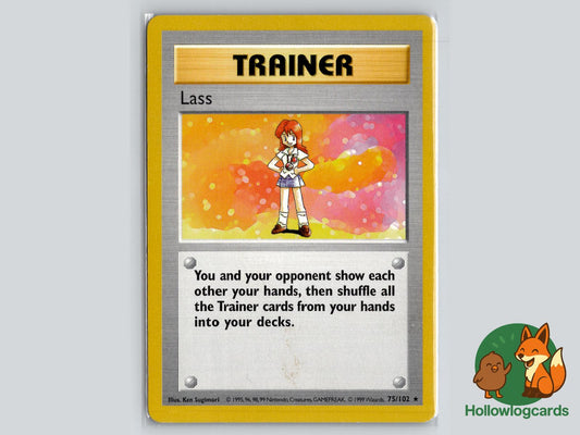 Lass (75/102) - Base Pokémon Card
